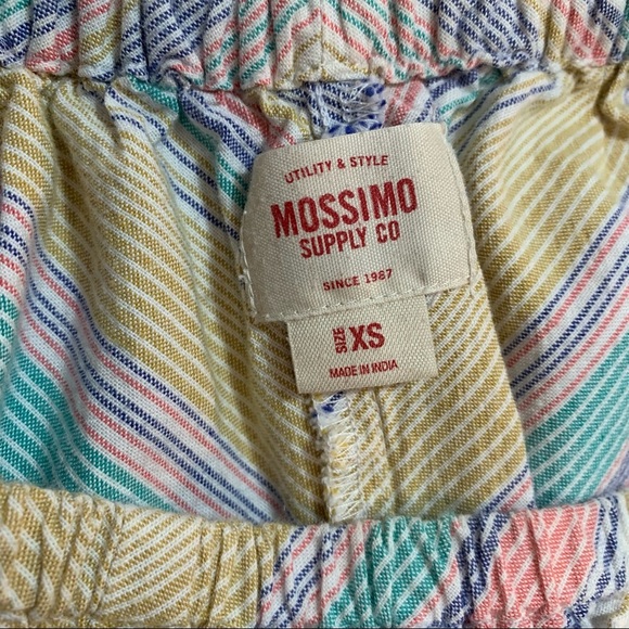 Mossimo Pastel Rainbow Chevron mini Dress Striped Strapless - Picture 8 of 14